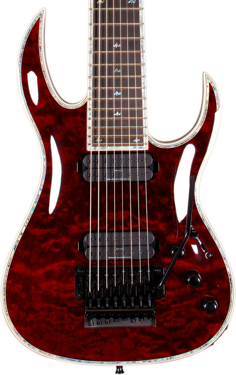 BC Rich Prophecy Series Shredzilla 8 Archtop Electric Guitar with BC Rich Prophecy Series Shredzilla 8 Archtop Electric Guitar with